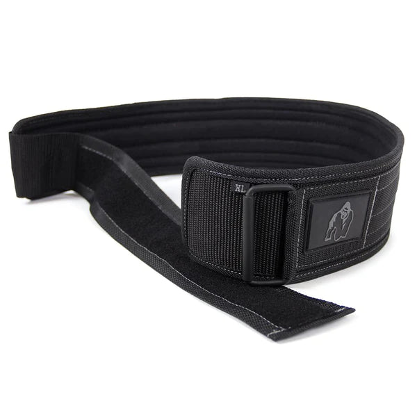 Gorilla Wear 4 Inch Nylon lifting Belt - Schwarz/Grau