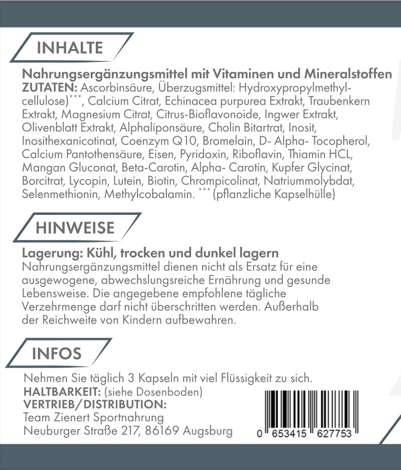 ZNT Nutrition A-Z 90 Kapseln