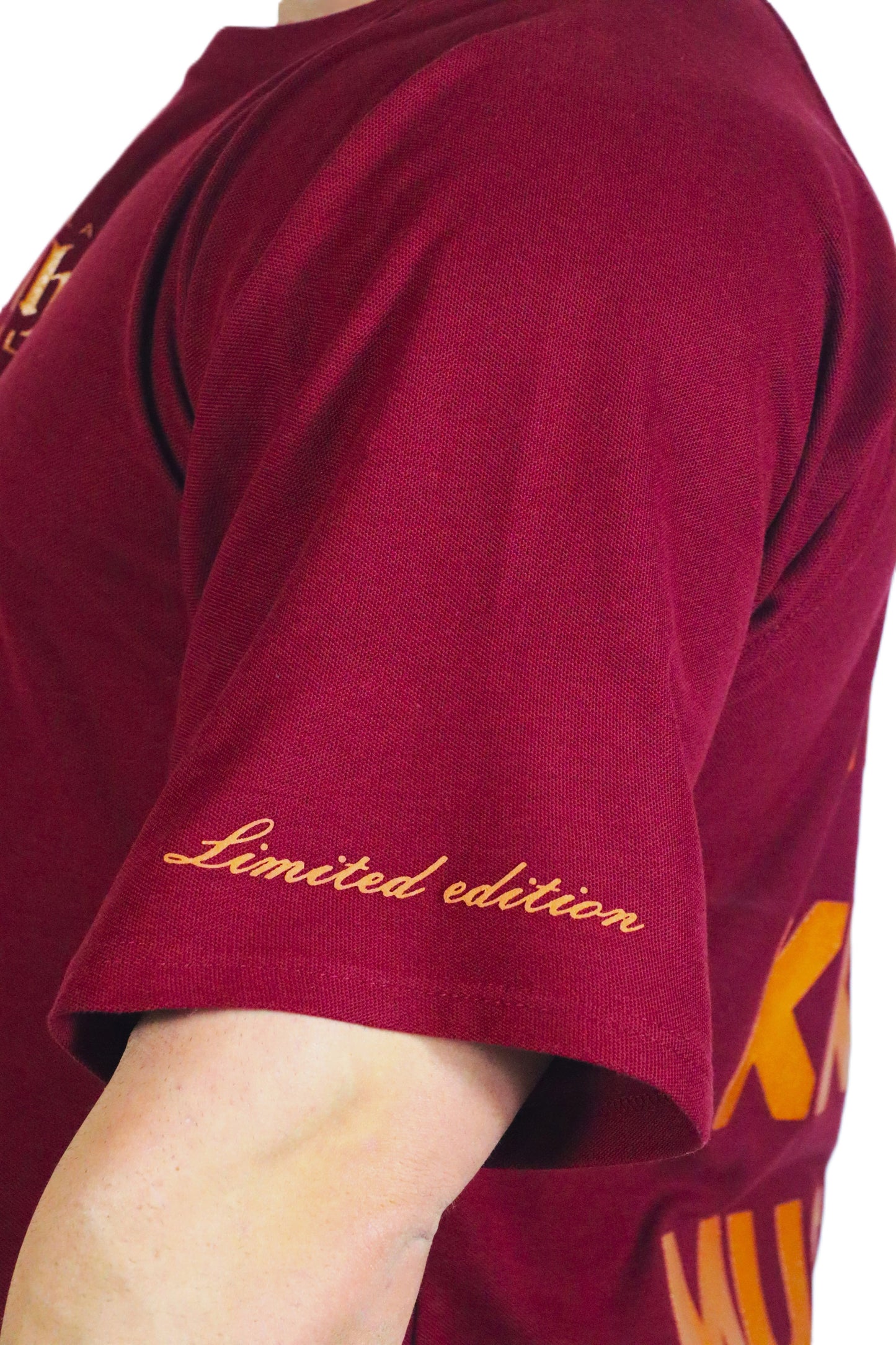 XXXXL LIMITED EDITION SHIRT BORDEAUX/GOLD
