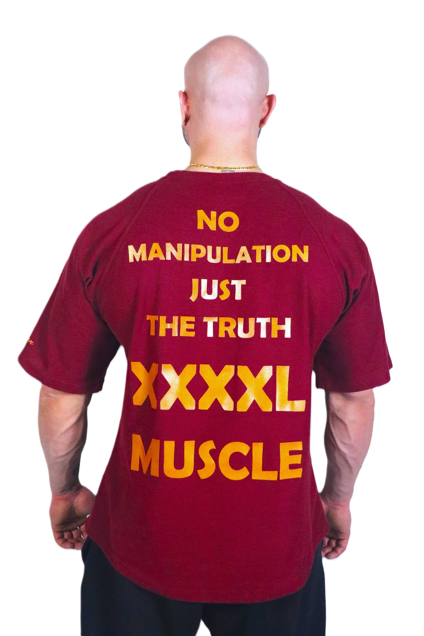 XXXXL LIMITED EDITION SHIRT BORDEAUX/GOLD