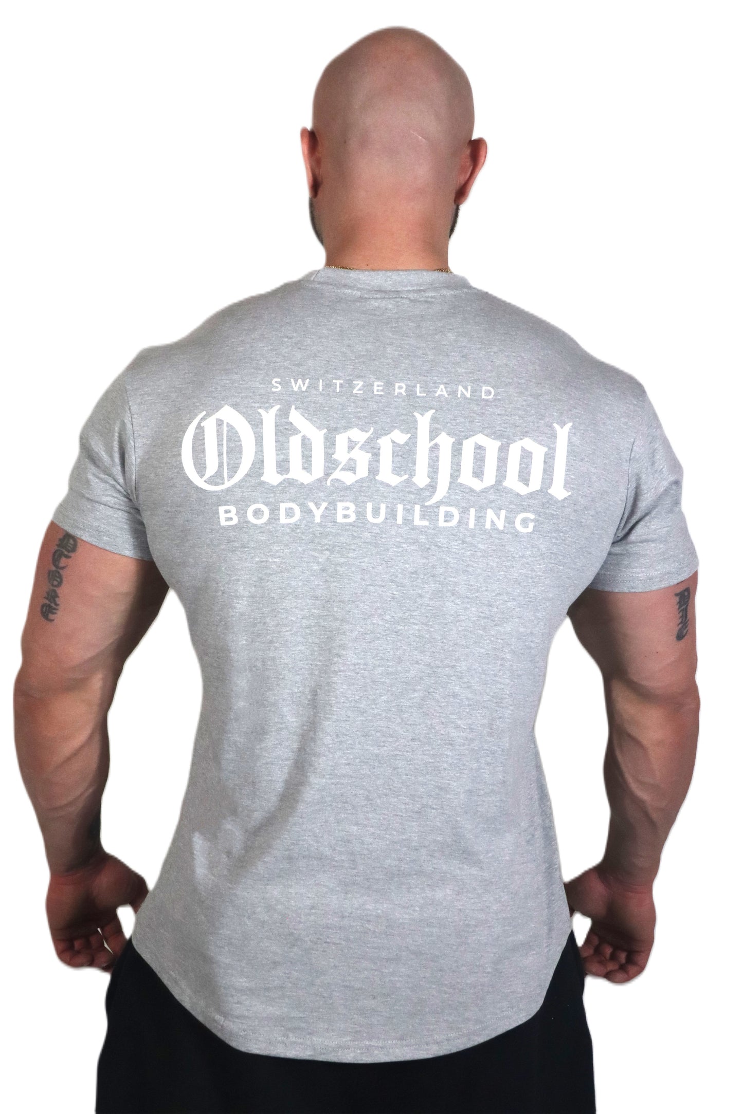 CLASSIC T-SHIRT GRAU/WEISS