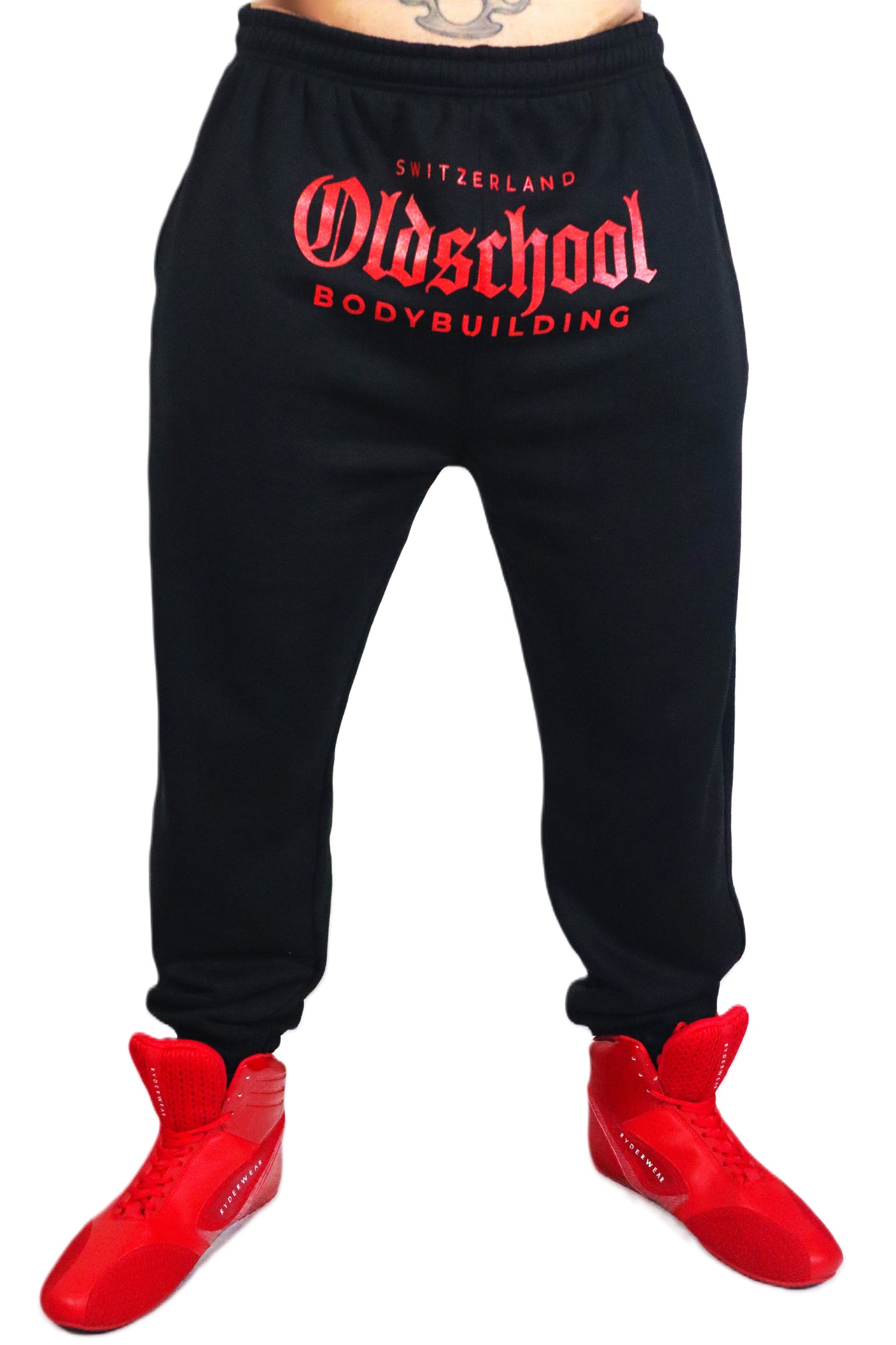 SIGNATURE OLDSCHOOL PANTS SCHWARZ ROT