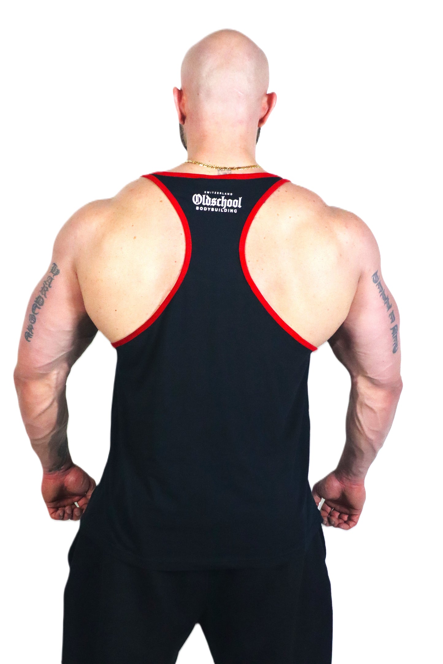 SWISS POWER STORE PUNISHER STRINGER TANK SCHWARZ/ROT