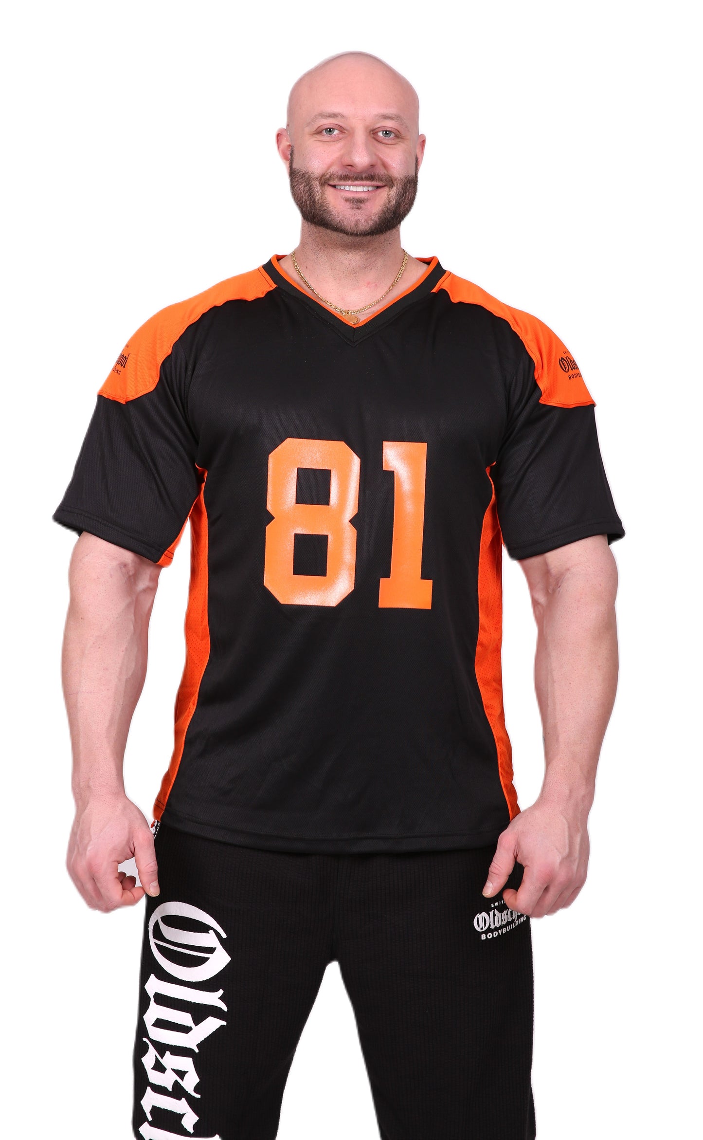 Football Shirt Schwarz / Orange
