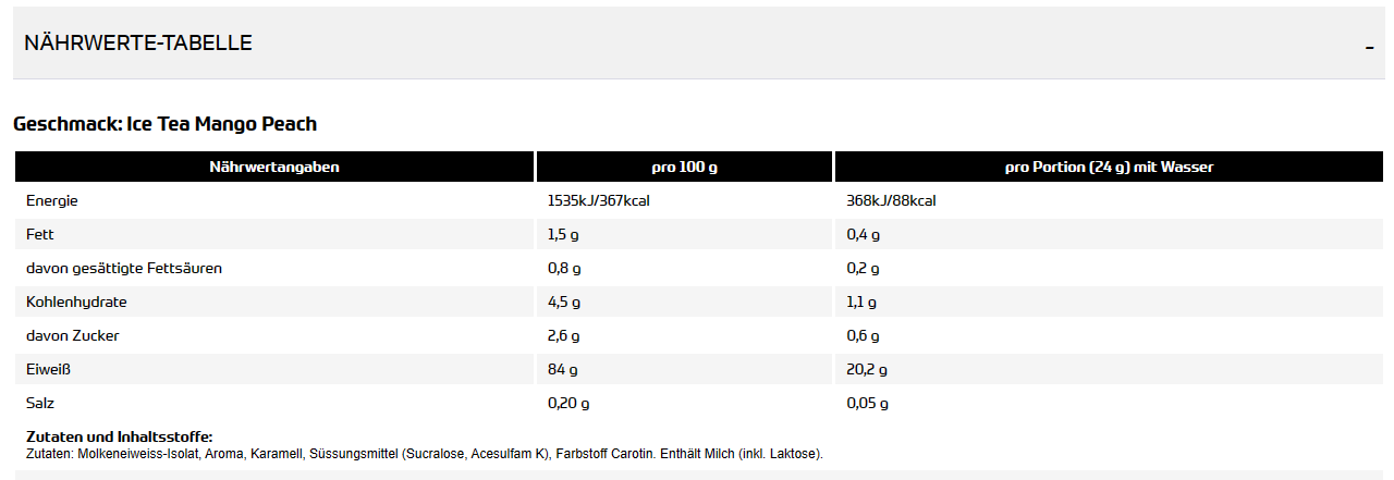 ALL STARS CLEAR ISOLAT WHEY PROTEIN