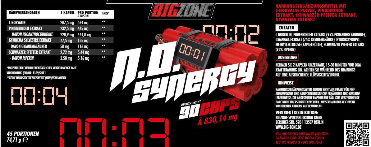 Big Zone N.O Synergy (90 Kapseln)
