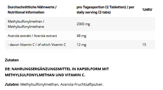 Inlead MSM - 120 Kapseln