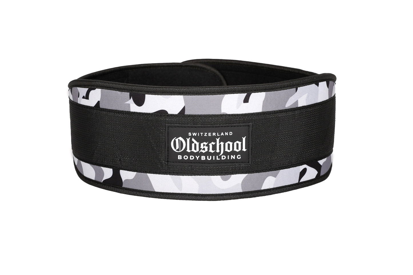OLDSCHOOL BODYBUILDING NYLON BELT PRO GRAU CAMO