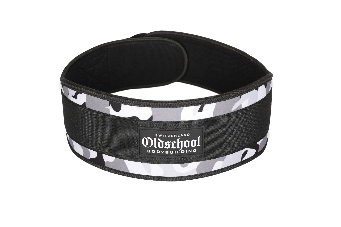 OLDSCHOOL BODYBUILDING NYLON BELT PRO GRAU CAMO