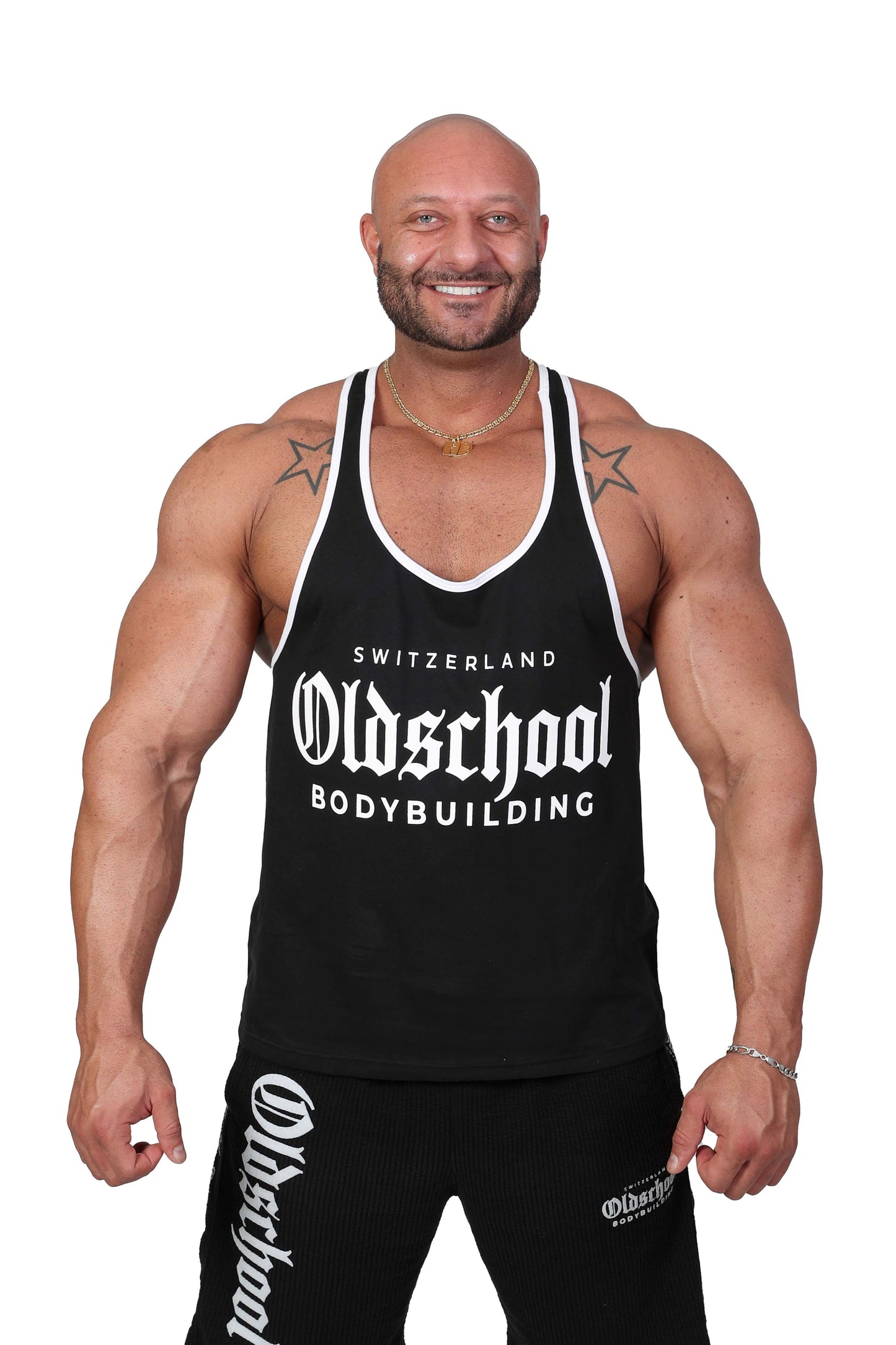 OLDSCHOOLBODYBUILDING CLASSIC STRINGER SCHWARZ