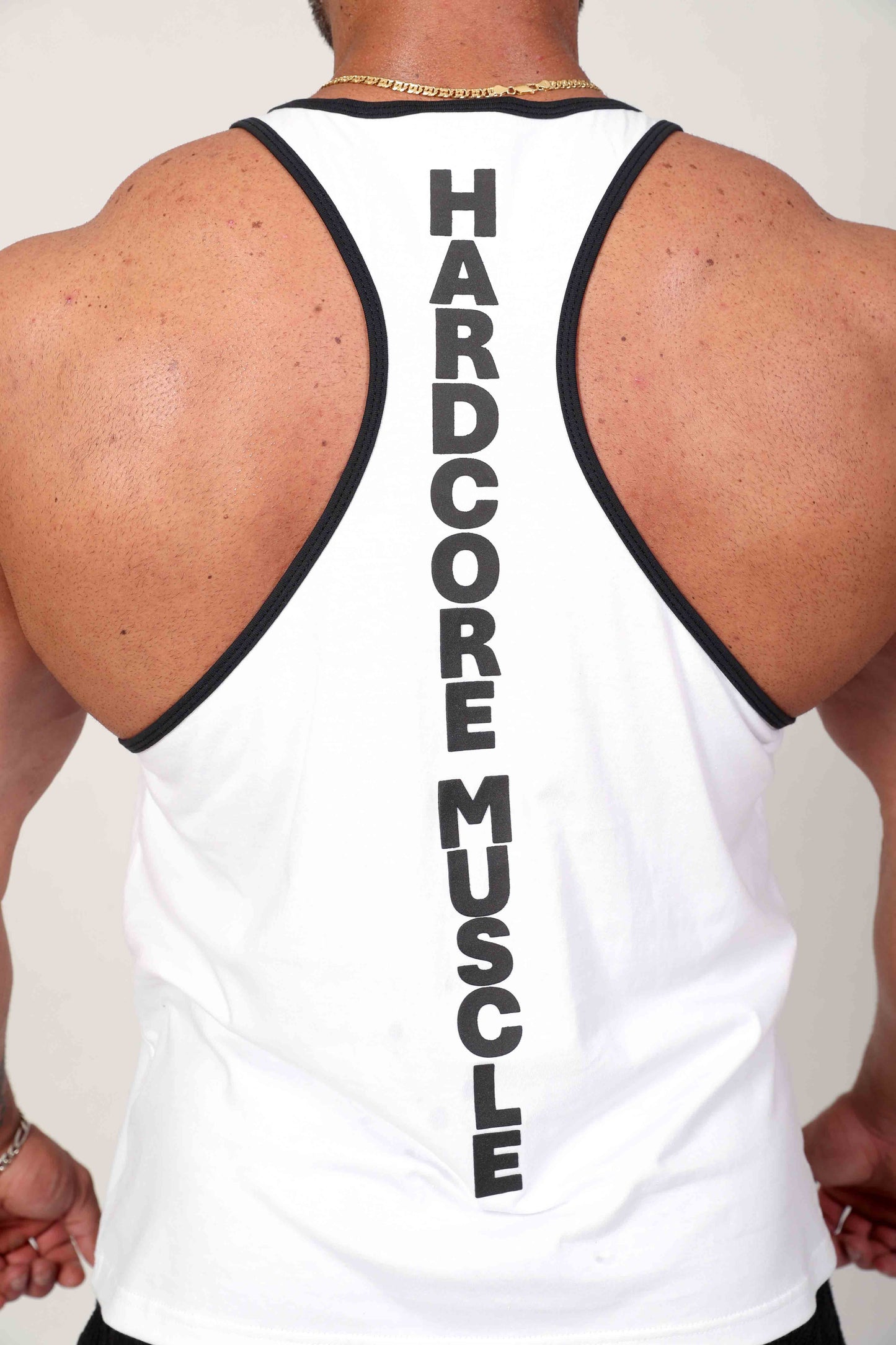 OLDSCHOOLBODYBUILDING CLASSIC STRINGER WEISS