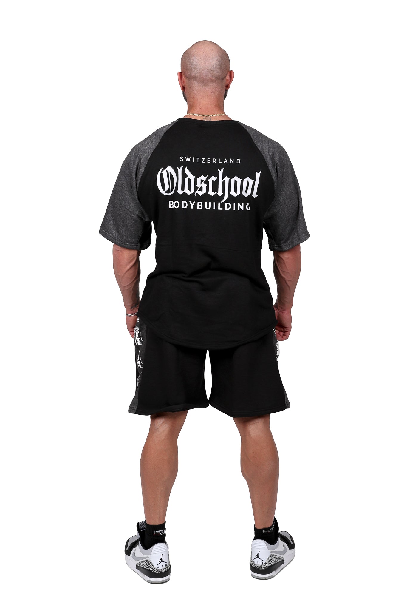 TWO TONE SHORTS SCHWARZ/GRAU