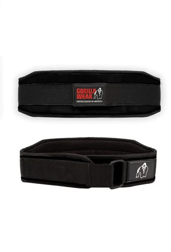 Gorilla Wear 4 Inch Women's Lifting Belt - Schwarz