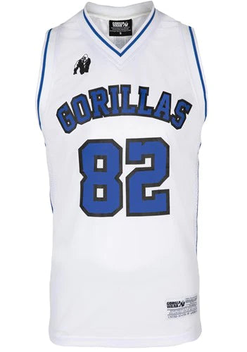 San Mateo Jersey Tank Top - Weiss/Blau