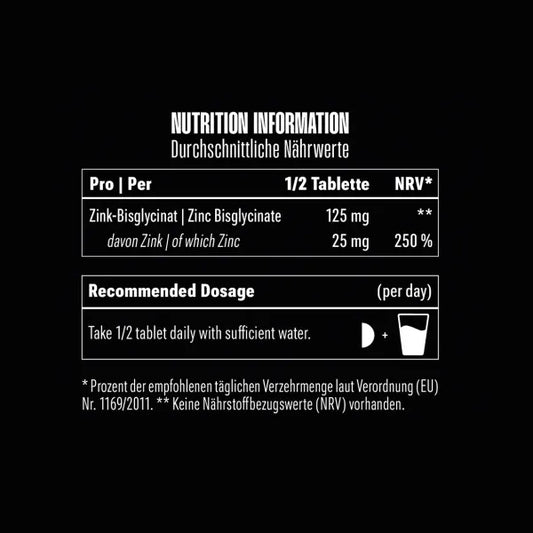 Big Zone Zink Bisglycinat (150 Tabletten)