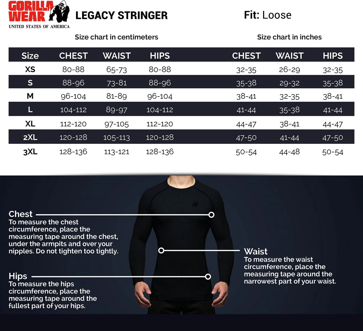 Legacy Stringer - Schwarz