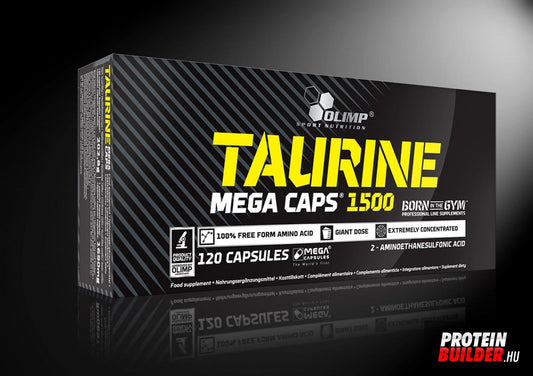 TAURIN MEGA CAPS® – 1500mg hochwertiges Taurin in einer Kapsel