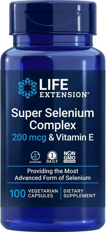 Super Selen Complex 200 mcg &amp; Vitamin E - 100 Kapseln