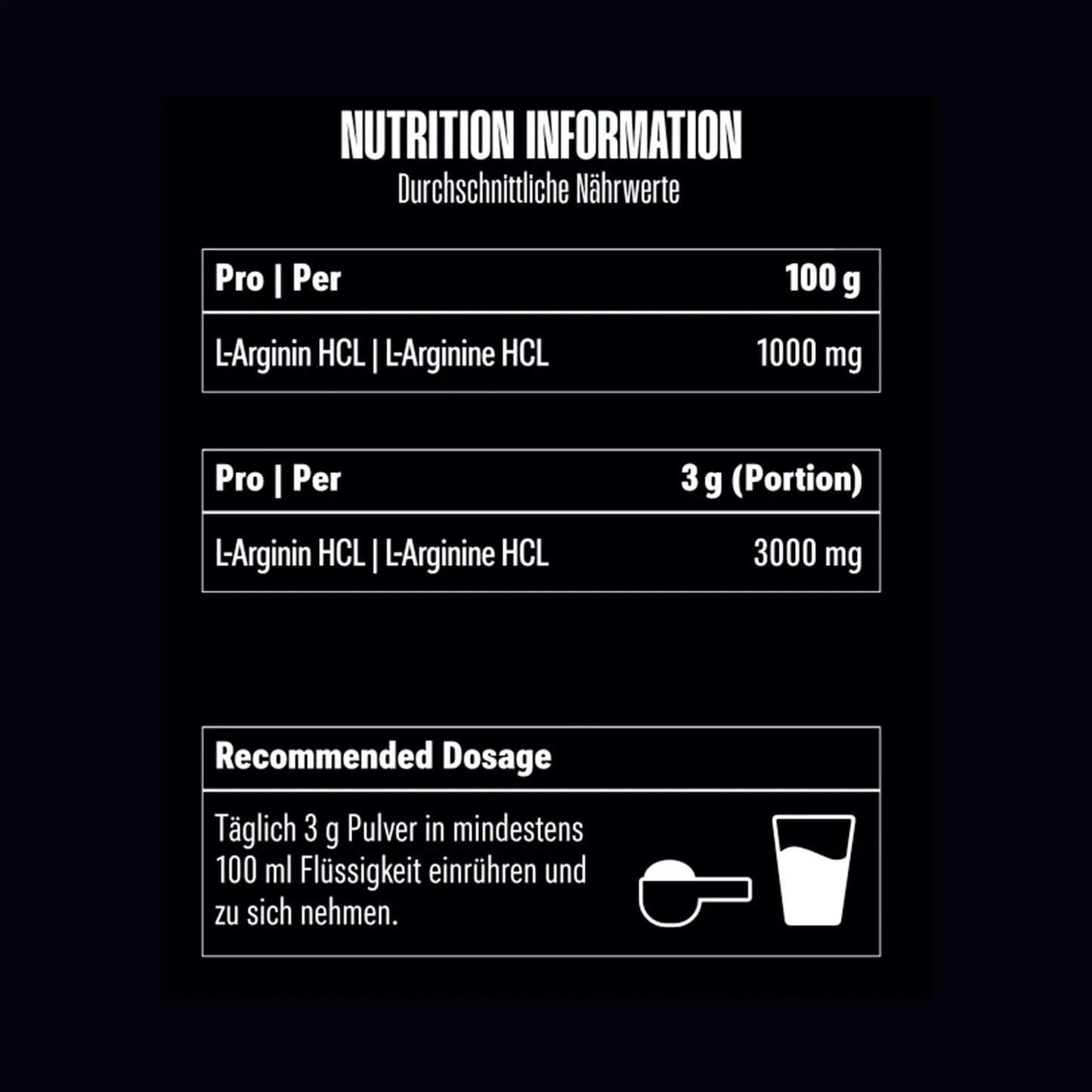Big Zone Arginin HCL (1000g)