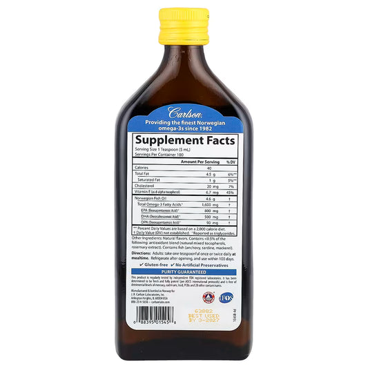 The Very Finest Fish Oil - Natural 200ml - Für Kinder