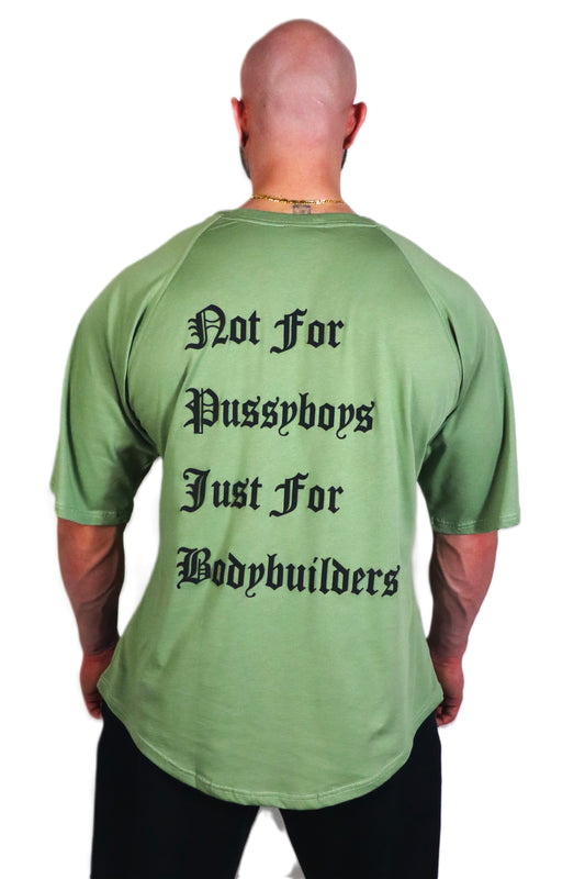 NOT FOR PUSSYBOYS SHIRT OLIVE/SCHWARZ