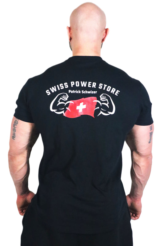 SWISS POWER STORE CLASSIC T-SHIRT SCHWARZ