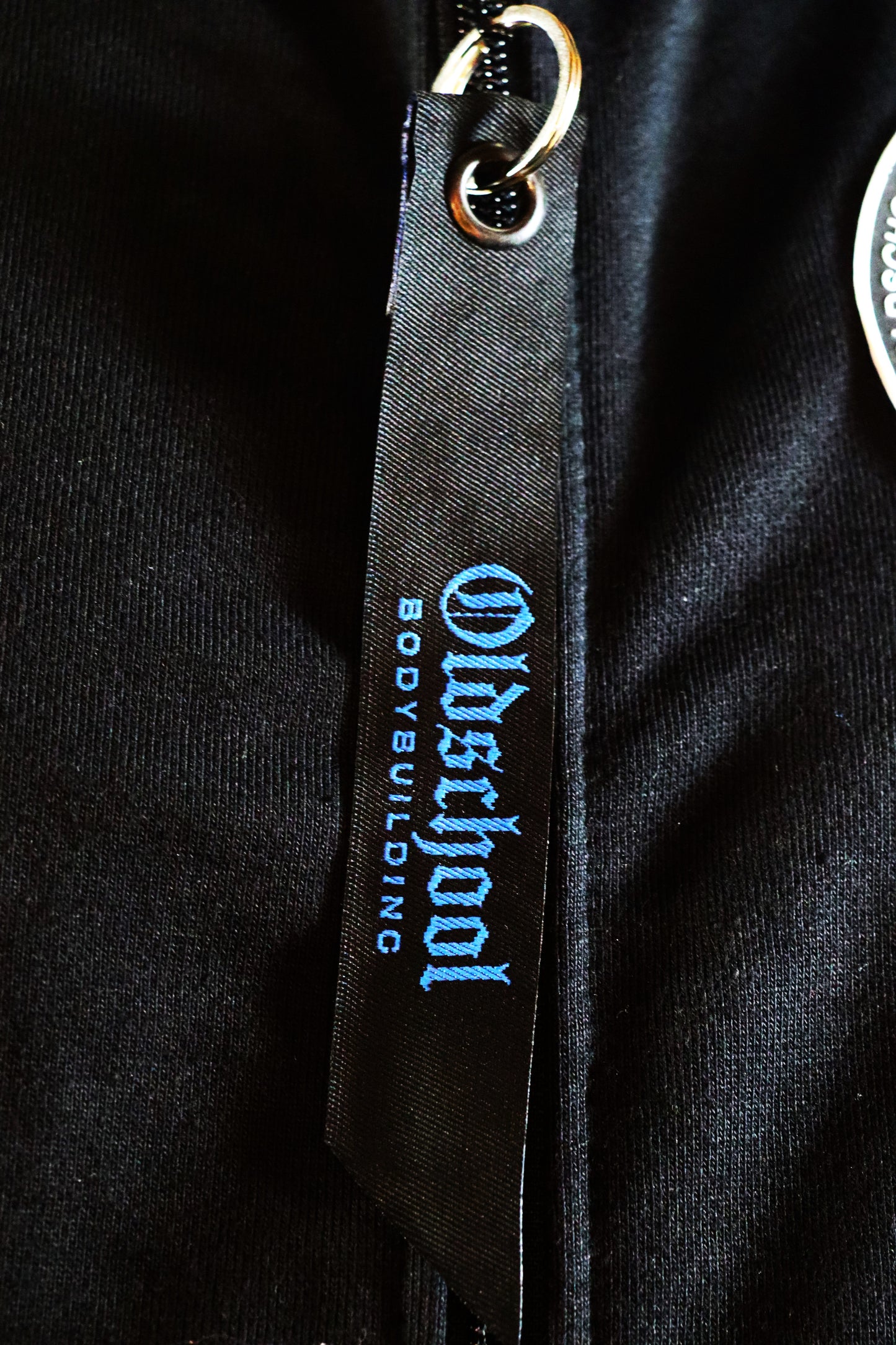 LEGACY BADGES ZIPPED HOODIE SCHWARZ/BLAU