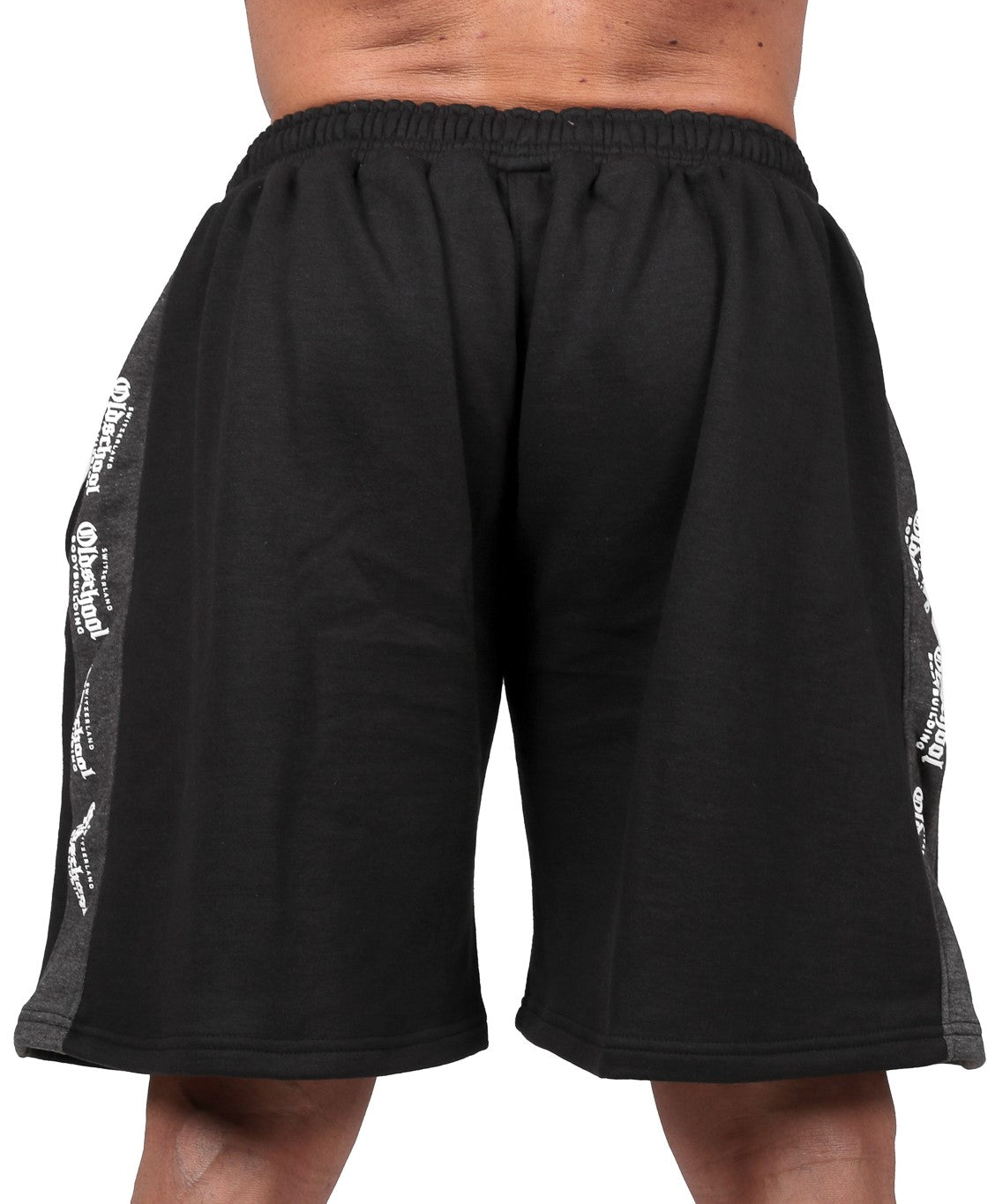 TWO TONE SHORTS SCHWARZ/GRAU
