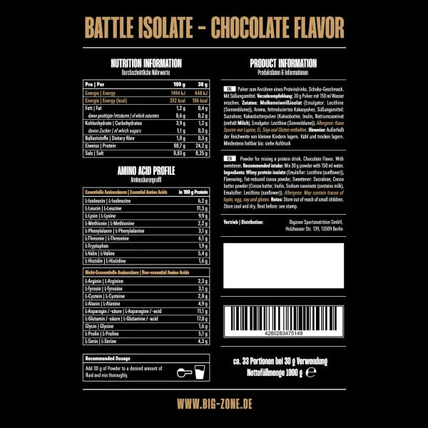 Battle Isolate - 1000g
