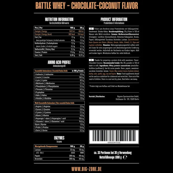 Battle Whey - 1000g
