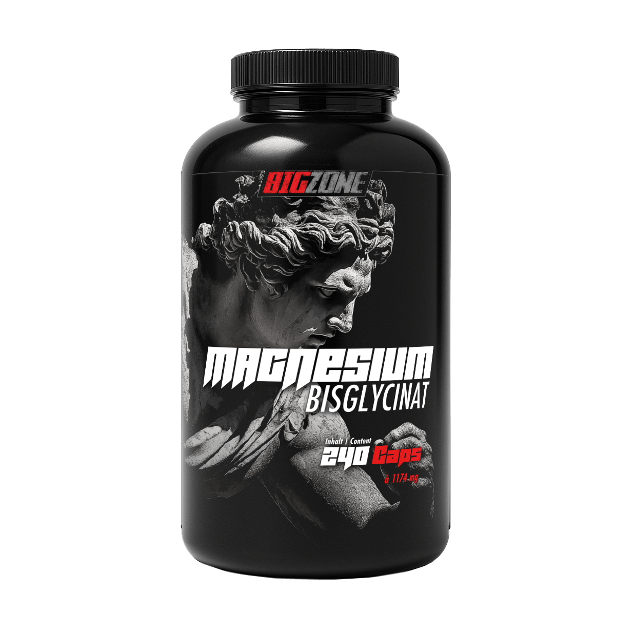 Big Zone Magnesium Bisglycinat (240 Kapseln)