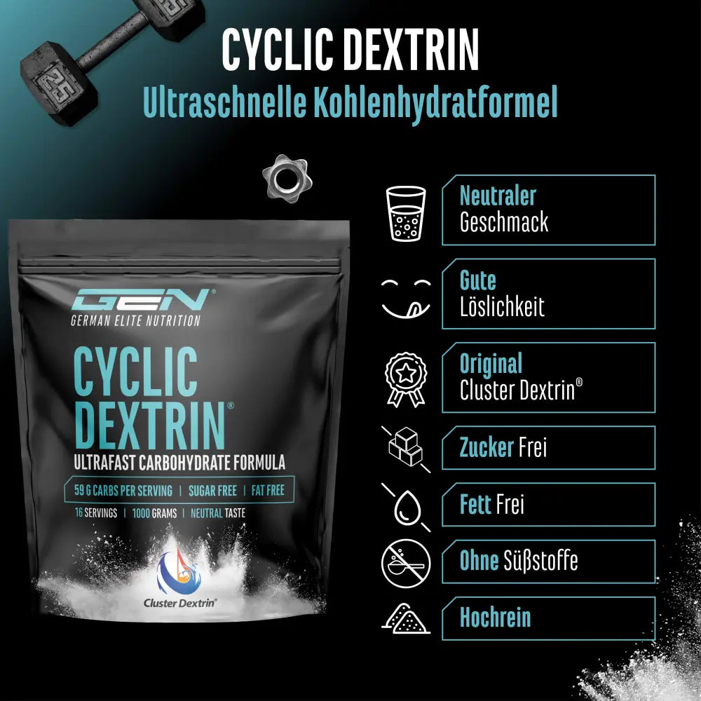 GEN Cyclic - Cluster Dextrin - 1000g