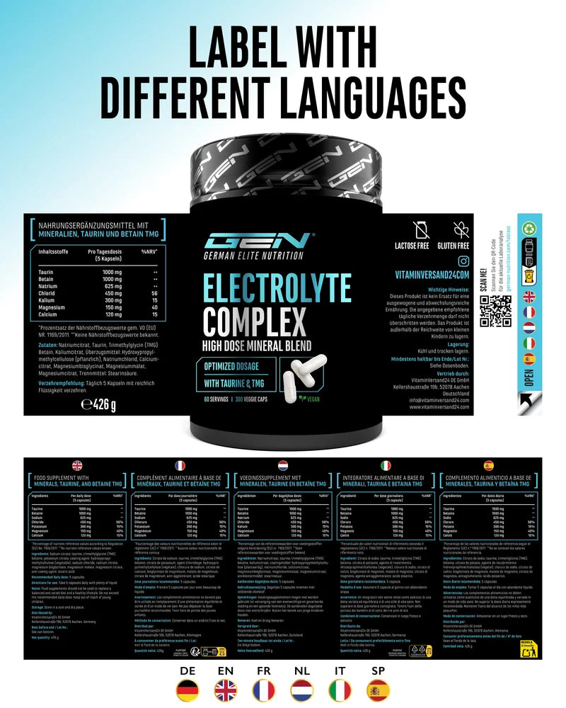 Elektrolyte Komplex Plus 300 Caps