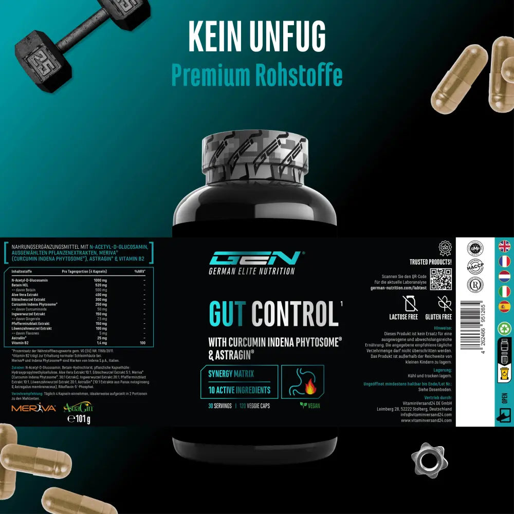 GEN Gut Control, 120 Kapseln