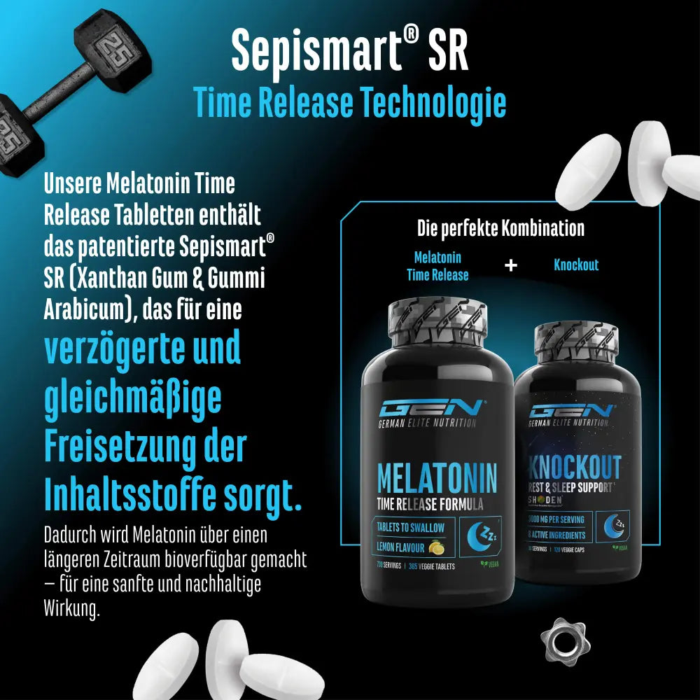 GEN Melatonin - Time Release, 365 Tabletten
