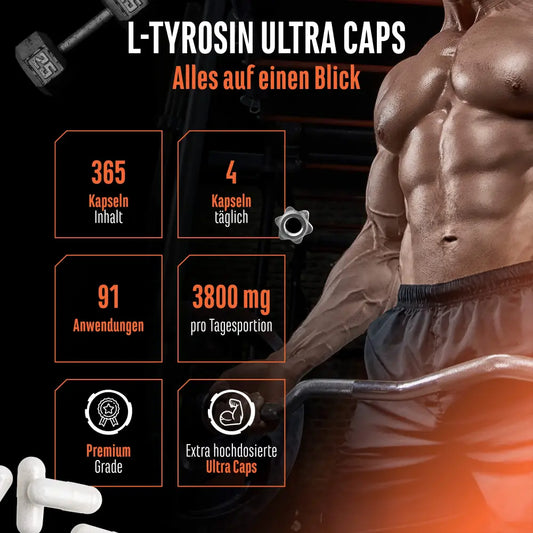 L-Tyrosin Ultra - 365 Kapseln GEN
