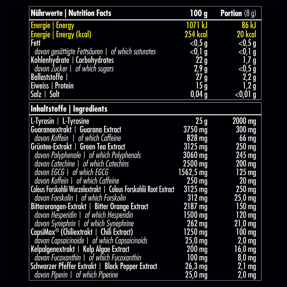 Big Zone Heat Up 240g Dose