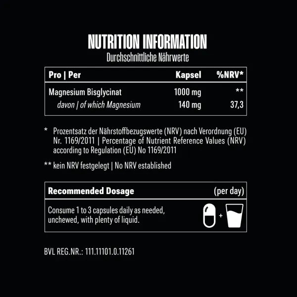 Big Zone Magnesium Bisglycinat (240 Kapseln)