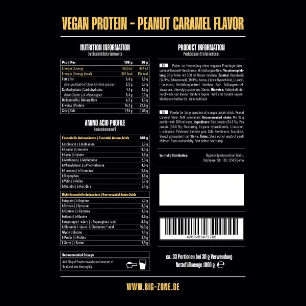 Big Zone Battle Vegan - 1000g