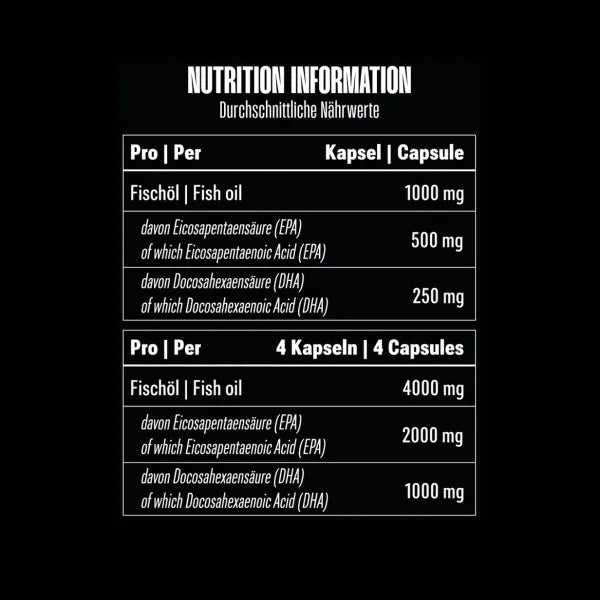 Big Zone Omega 3 Fury Triglyceride 300 Kapseln
