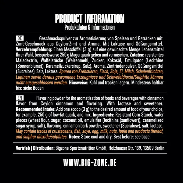 Big Zone Flav It Süss 250g