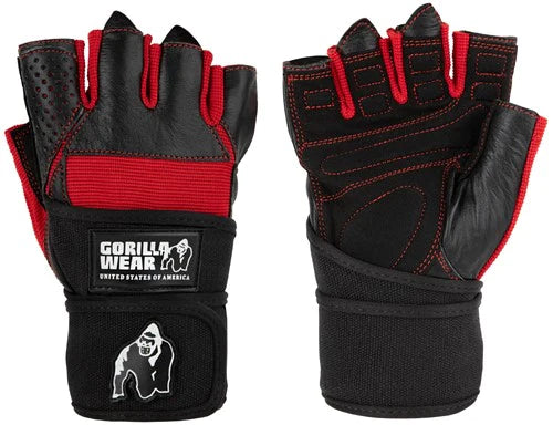 Dallas Wrist Wrap Gloves - Rot
